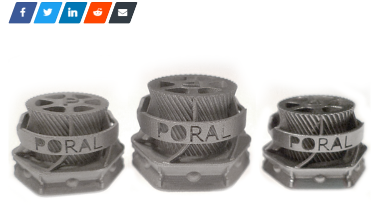 Powder Metallurgy parts maker Poral enters metal AM market